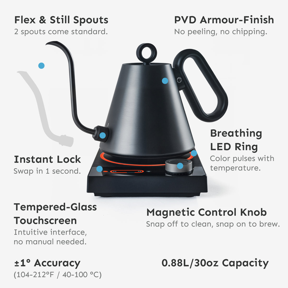 Palatti Gooseneck Electric Kettle